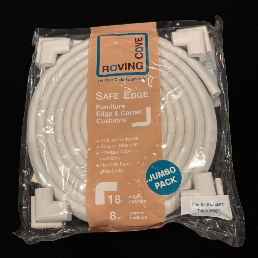 Roving Cove safe edge 18 ft furniture edge & corner cushions, babyproofing